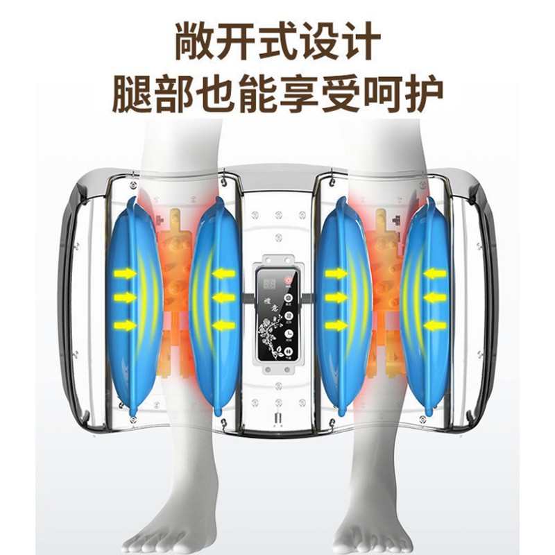 厂货足疗机全自动气囊包裹美足宝脚底滚轮加热足部按摩器礼品