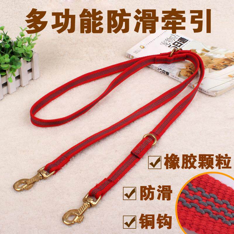 厂家现货 宠物用品 纯铜狗绳狗狗项圈套 防滑防爆训狗牵引绳