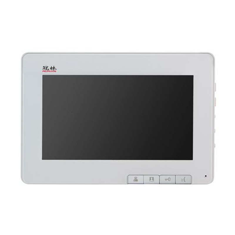 冠林可视对讲室内机AH1-E4VC楼宇门禁系统AH3-E4BAC门铃显示屏7寸