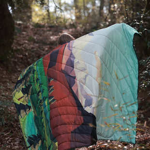 户外旅行便携简约野炊午睡家居盖毯披风野餐垫绗缝地席现货批发