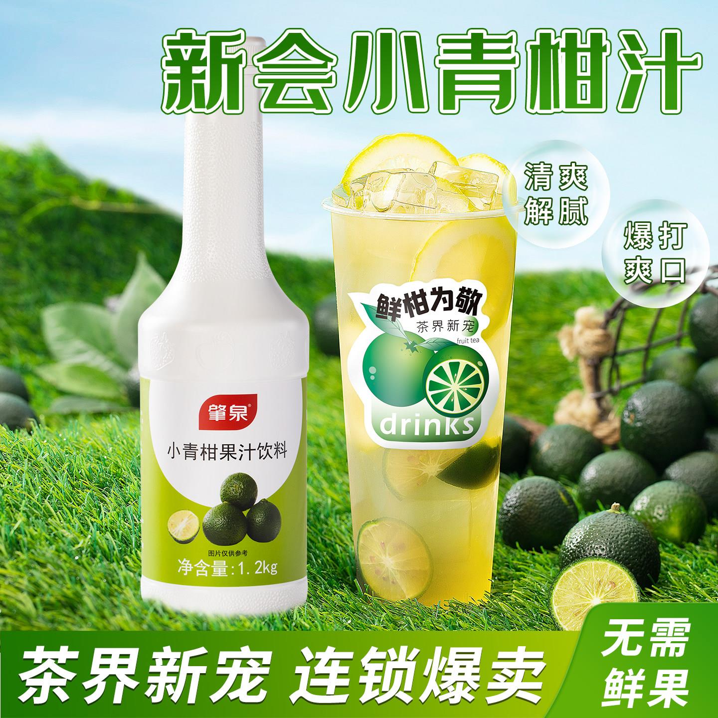 肇泉小青柑汁青桔金桔柠檬浓缩汁小青柠浆奶茶店专用鲜果饮料浓浆