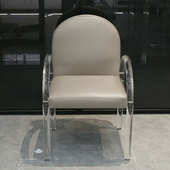 亚克力透明网红ins风悬浮餐桌 家用小户型靠墙手扶桌椅组合批发