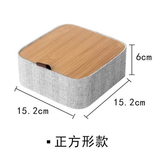 高档Nehem简单首饰盒与镜子耳环耳环指戒存储盒手桌面珠宝存表储