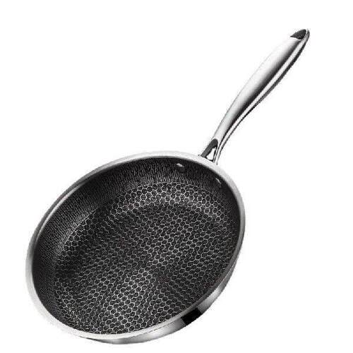 Frying Pan Stainless Steel Non-stick Household Frying