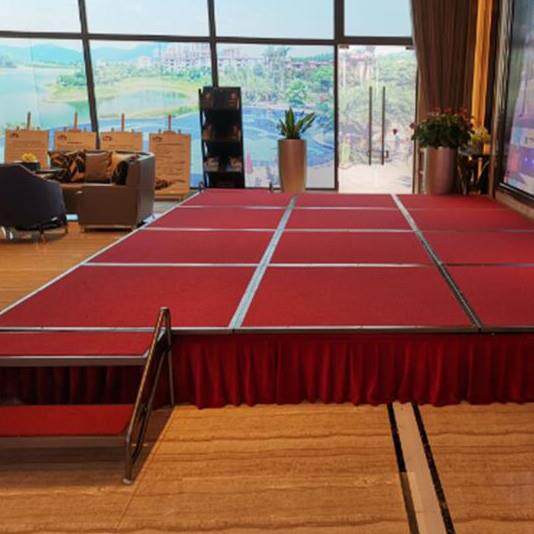 板拼装婚庆舞台活动可升降移动舞台折叠钢铁舞台演出酒店舞台架子