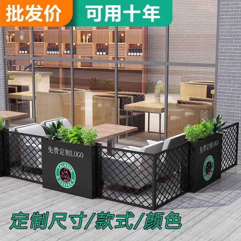 户外文化广场铁艺花箱创意庭院花架售楼部花槽商业街酒店花盆组合