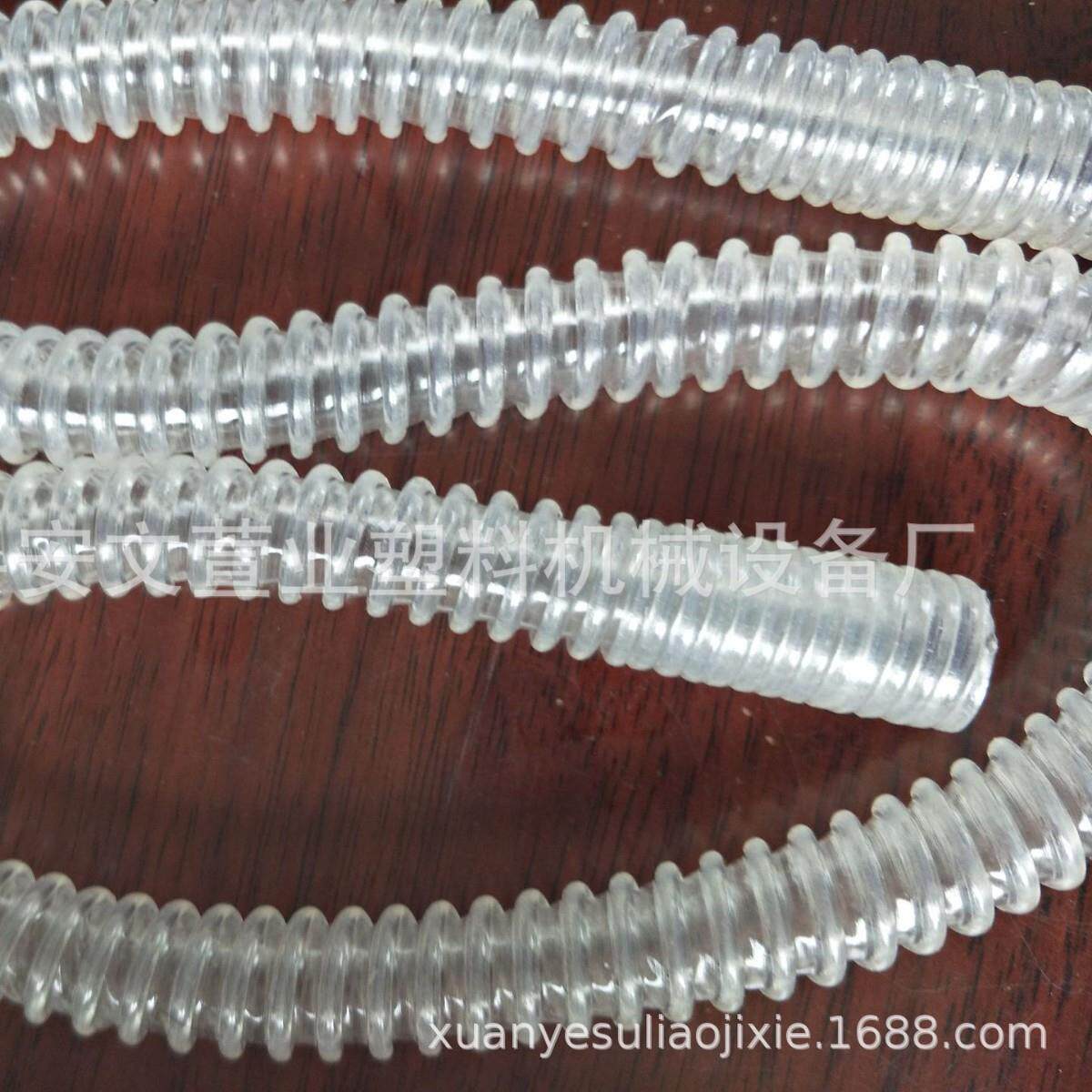 塑料缠绕管增强管生产线成型机器螺纹管加工机械设备吸料机智能