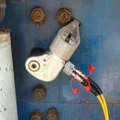 中空液压扳手驱动式 液压扭力扳手钛合金重型电动扳手