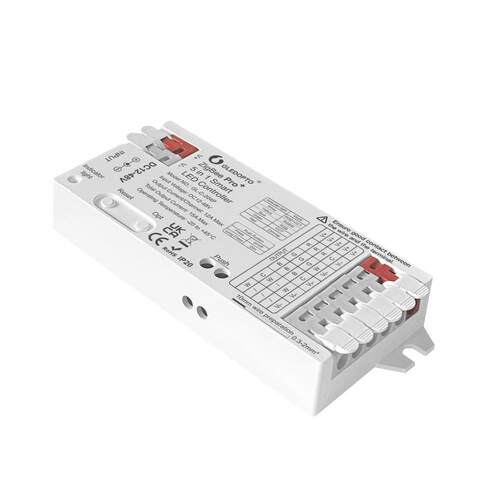 Zigbee PRO+ 5in1 12-48V智能 LED控制器简易接线复位按钮控制器
