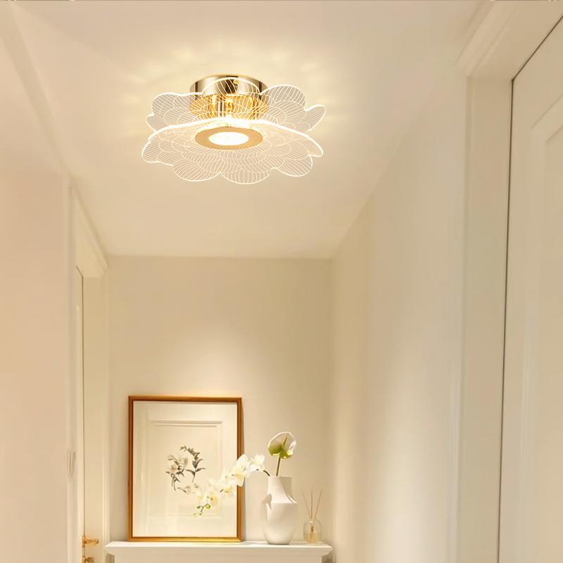 202589款卧室LD亚克力吸顶灯E现代轻公奢廊寓民宿走灯过道玄关灯