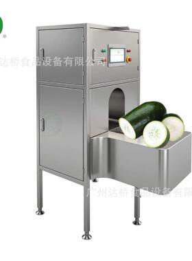 DQ达桥源头工厂瓜果削皮机智能冬瓜削皮机工业型冬瓜加工生产线