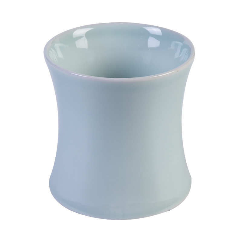 景德镇青瓷家用筷子筒酒店创意摆台串串签筒中式简约大口径插花瓶