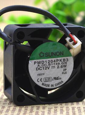 建准SUNON PMD1204PKB3 12V 2.6W 4020 4CM厘米 双滚珠温控风扇