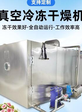 商用草莓芒果真空冷冻干燥机药材柠檬片玫瑰花茶叶大型冻干机