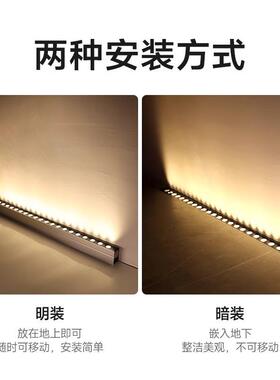 地埋洗墙灯户外嵌入式亮化台阶亮化防水led庭院照明长条地埋灯