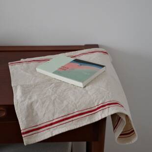 原生态纯棉不染红条纹加厚餐巾、餐垫、厨房布、茶巾、烤套布