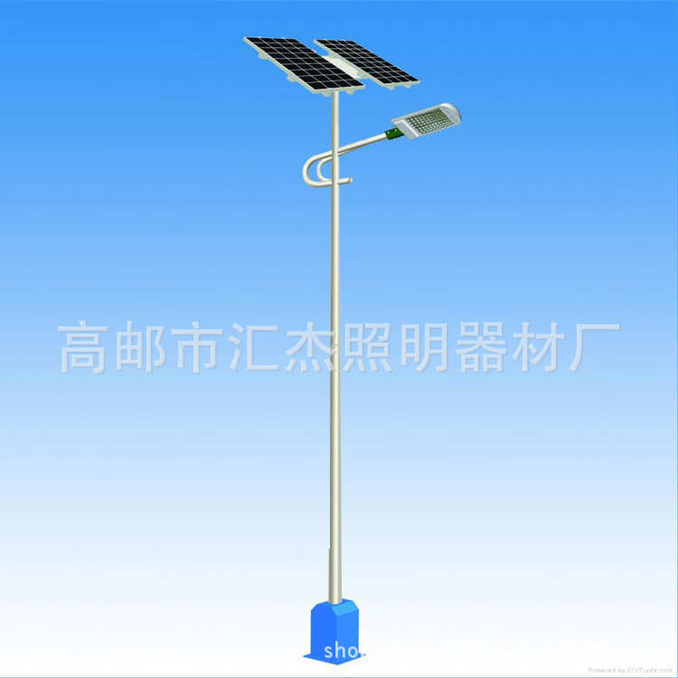 6米太阳能路灯 户外小区新农村led太阳能路灯 太阳能路灯杆厂家