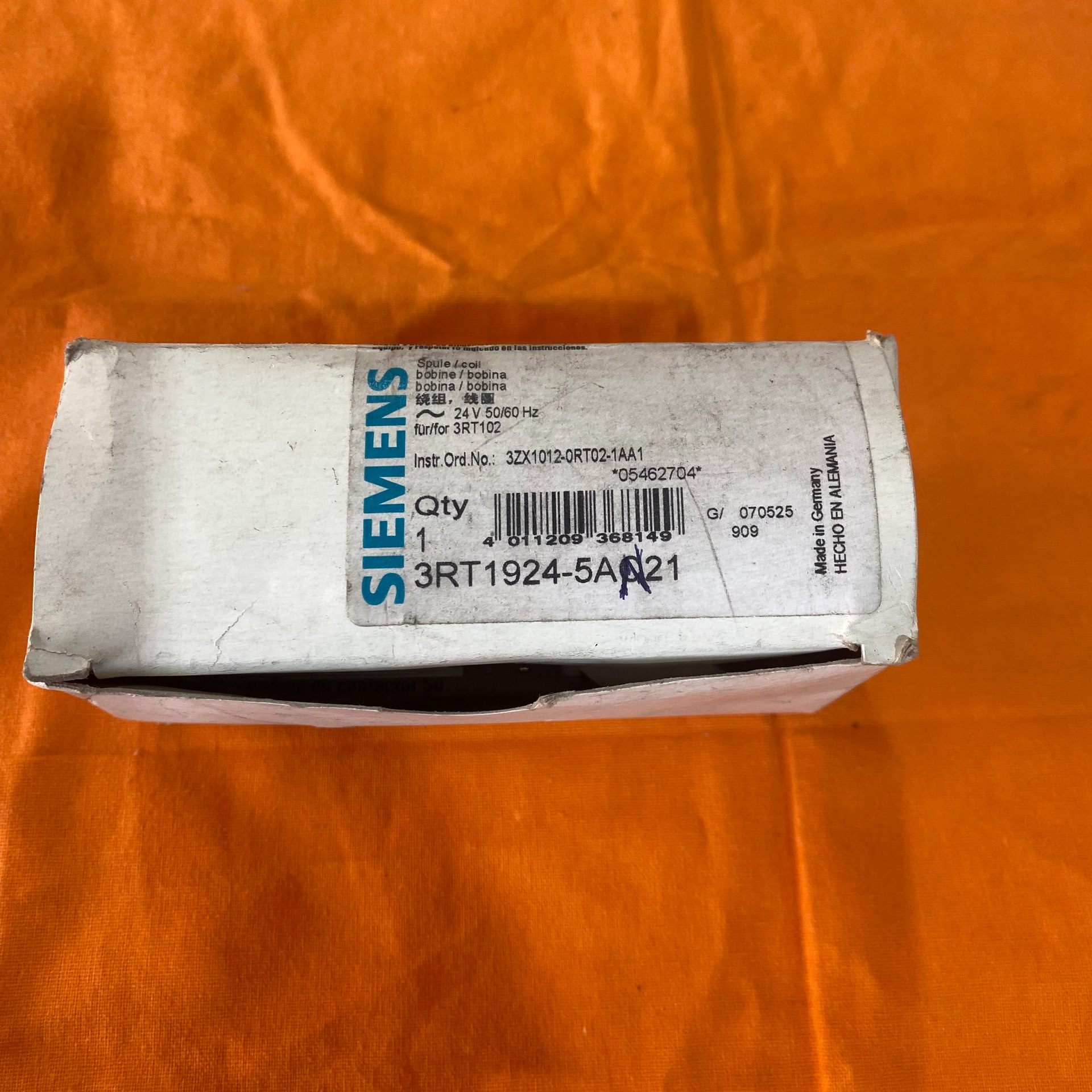 全新正品西门子接触器线圈3RT1924-5AN21，德国制造