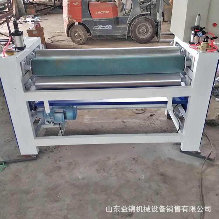 数控双面涂胶机 细木工板条全自动滚胶机 水性胶保温板上胶机