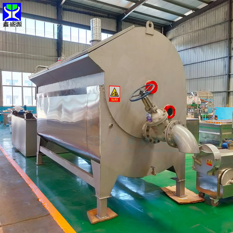 鸡鸭油炼油设备 卧式电加热猪油牛油熬油锅 大型动物油精炼流水线