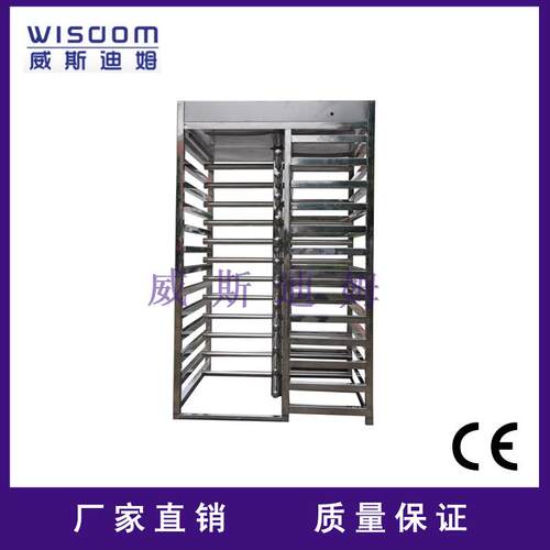 深圳十字转闸防翻越120度磁卡刷卡不锈钢智能防撞全高转闸