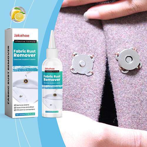 Jakehoe Fabric Rust Remover, Clothing Cleaner for Rust, Oil,