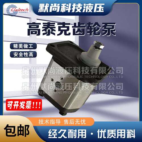高泰克Galtech齿轮泵3GP-G-190/230/300/340/370-D-EUR-B-N-10