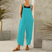 Womens Casual Cotton Adjustable Summer Bib Overalls thumbnail 7