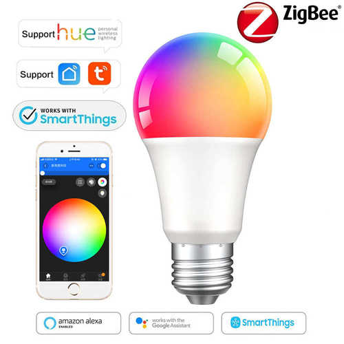 Zigbee智能灯泡Tuya涂鸦智能Alexa Google Hue Smart Things控制