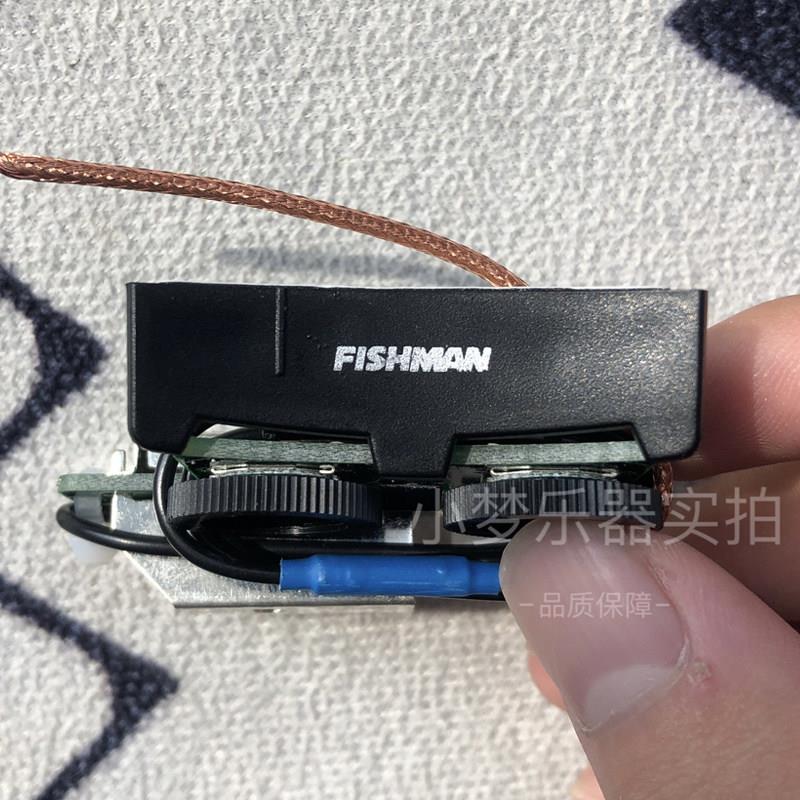 国产fishman渔夫内置VT1民谣木吉他拾音器音孔压电压感简易免钻孔