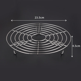 04不锈钢家用隔水蒸架高脚迷你小架子蒸蛋包子早餐架蒸格锅架