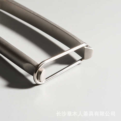 304不锈钢弹簧茶钳 茶刀普洱钳茶饼工具 黑茶针开茶器茶道配件