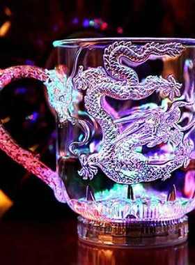 LED Flash Magic Color Changing Dragon Cup Water Activated Li