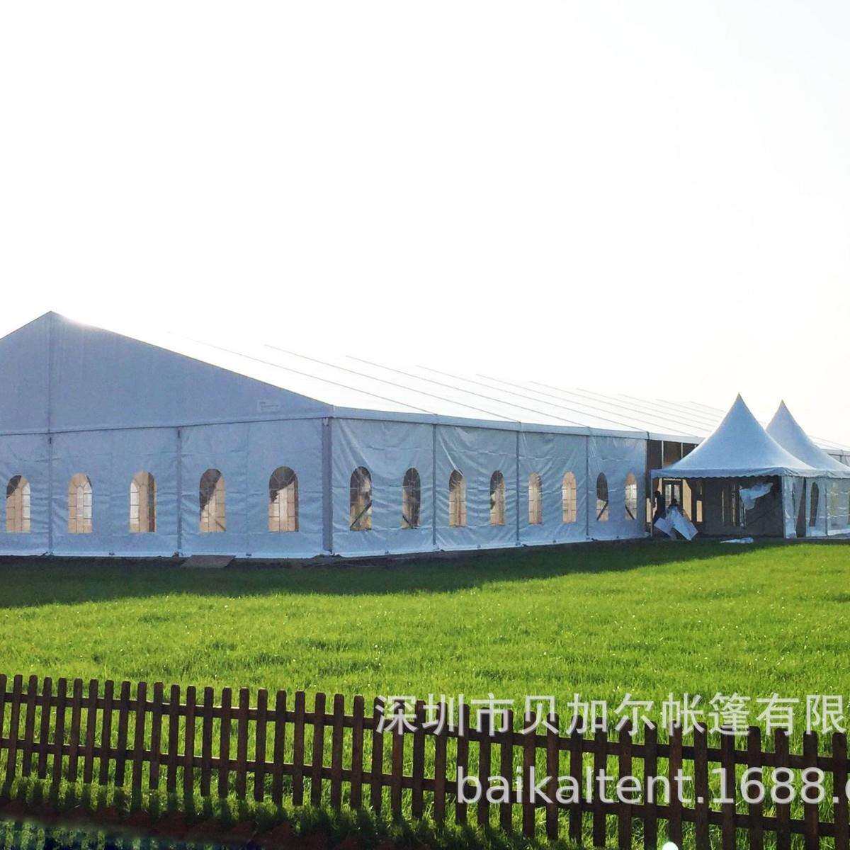 婚庆水晶篷房户外活动展览蓬房酒席大棚仓储仓库铝合金篷房厂