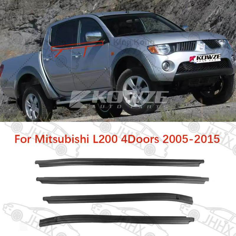 Triton L200 2005-2014车门压条车窗玻璃外压条车窗防水条密封条