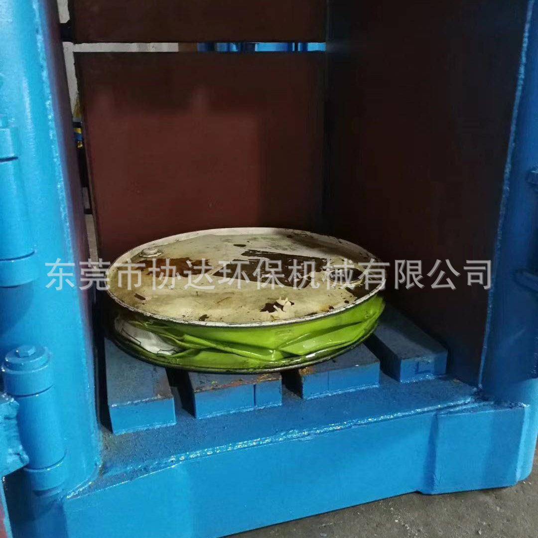 东莞10吨液打包机60吨饮料瓶压扁机 80吨铁桶压缩机自动翻包