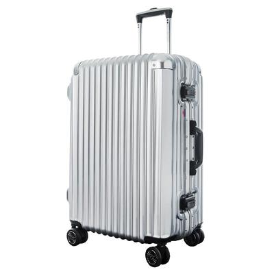 正品AM箱BASSADOR大使箱包万向轮铝框杆pc登机箱拉20寸25寸镜面行