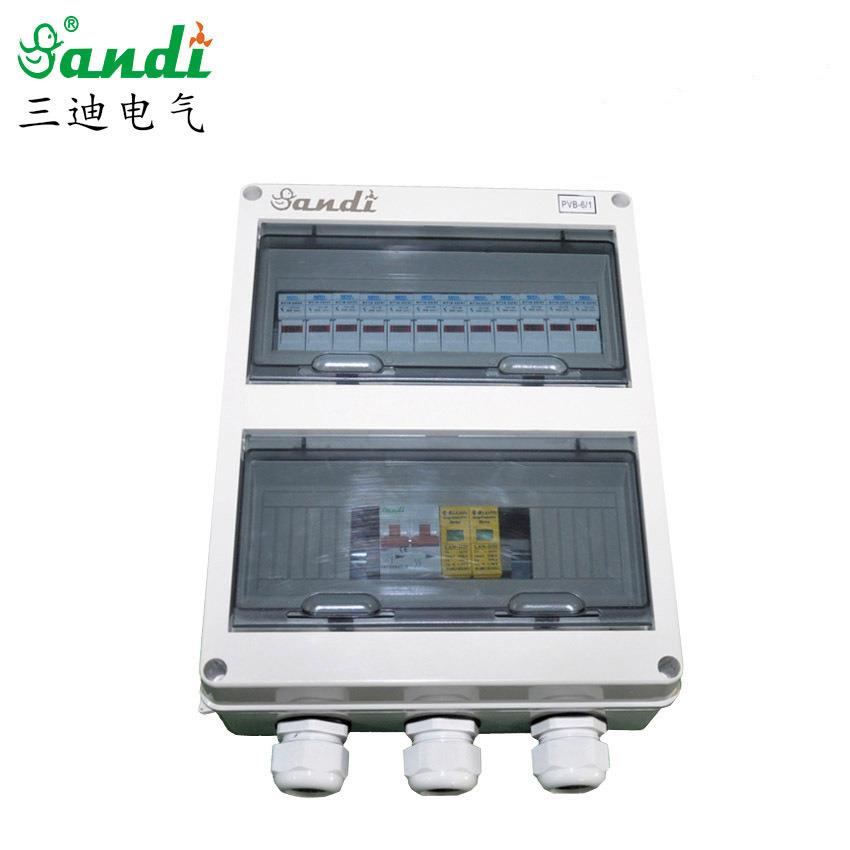 厂家直销光伏防雷汇流箱输入路数2路-6路高品质可定制