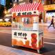 摆摊小推车可折叠桌手推地摊位架移动夜市专用户外出摊流动小吃车