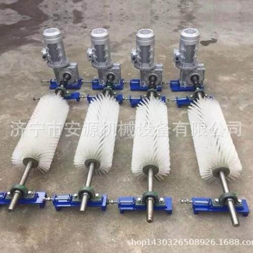 被动式滚刷皮带清扫器型号B=1000mm皮带机毛刷清扫器