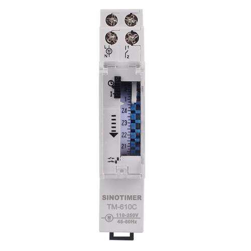 TM610C时控开关智能开关定时器电源定时开关1P导轨时间开关220V