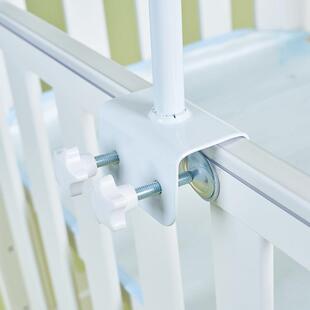 公主风新密儿24防虫落地蚊帐婴儿床蚊帐带支架夹式全罩落罩生地高