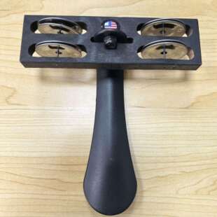 Heel Tambourine 脚踩摇铃卡宏箱鼓伴侣脚铃打击乐器