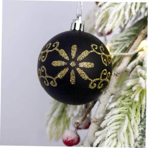 44pcs Christmas decoration?tree electroplated ball pendant