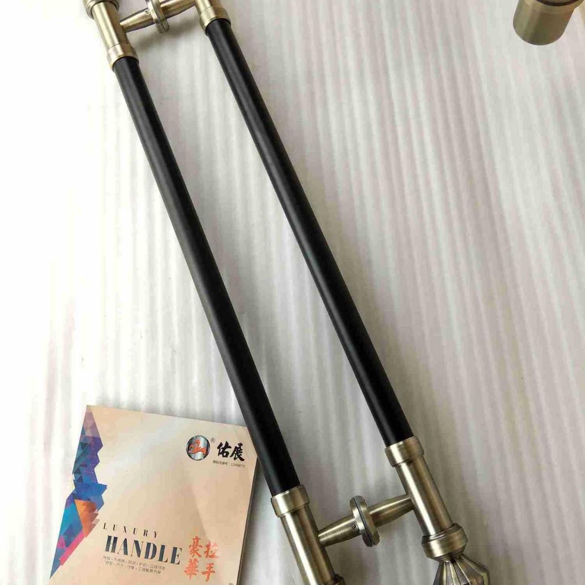 佑展玻璃门木门青古铜拉手 直销各款工艺花头不锈钢拉手高档拉手