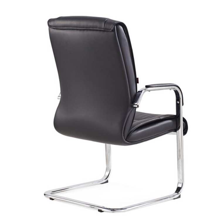 电镀会议室厂家椅洽谈办公椅直供固定时尚弓形款会议精架经典抛