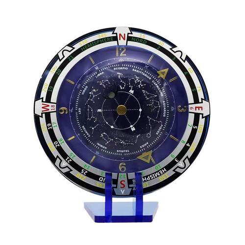 十二星座夜光星空台钟室内家用创意装饰座钟简约静音个性摆件