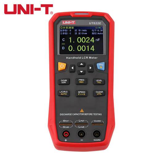 UNI-TUT622A LCR数字电桥手持高精度电容电感电阻表测试仪