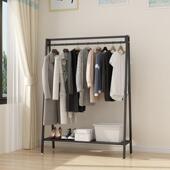 晾衣架落地式 卧室储物架家用简易铁衣架简易现代晾衣架