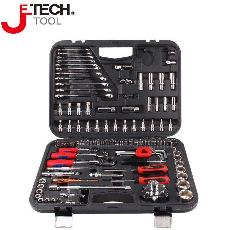 捷科SK-121NSP套筒工具汽修工具棘轮扳手组合工具箱121件套